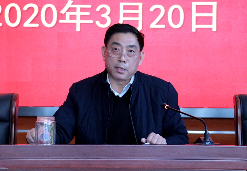 寿县二中召开网上教学暨备考座谈会